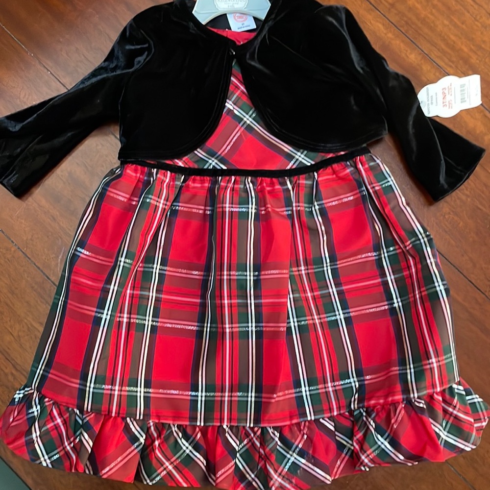 Nwt Wonder Nation Christmas dress sz 3T